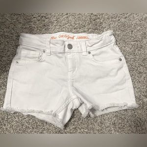 Cat and Jack - Size 7/8 - White Shorts